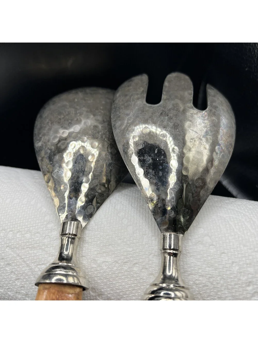 Vintage Salad Spoon And Fork